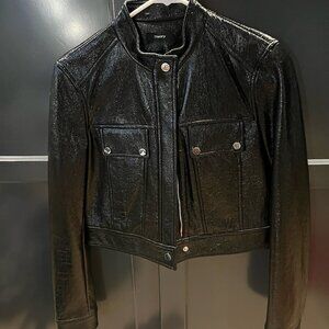 Theory Moto Pleather Jacket